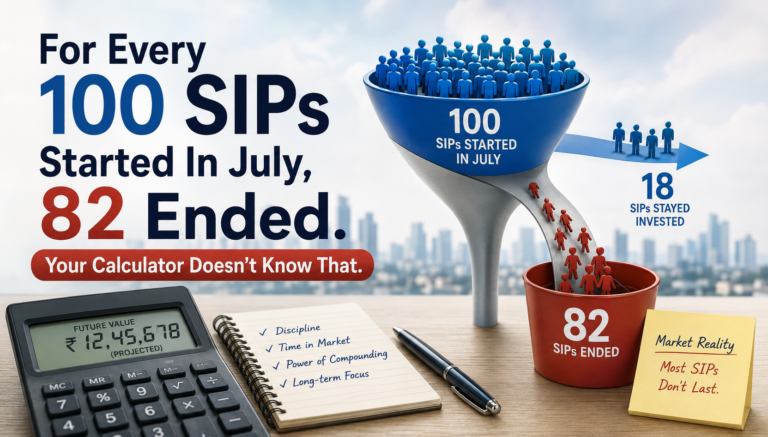 Every 100 SIPs Started In July, 82 Ended