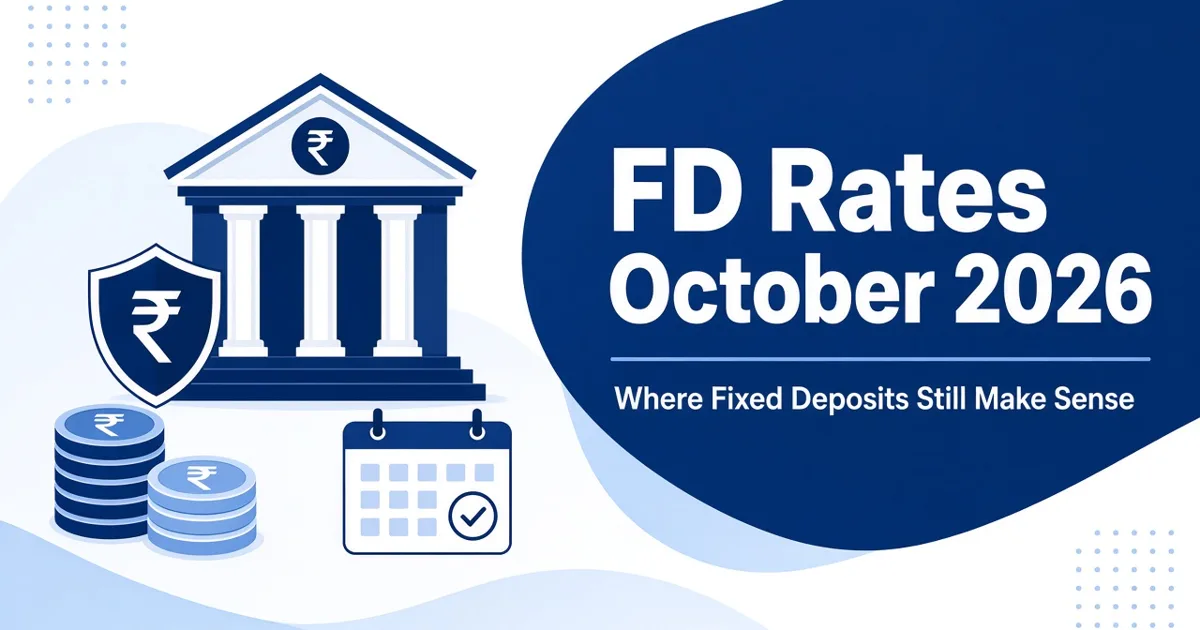 FD interest rates October 2026, SBI vs Post Office comparison